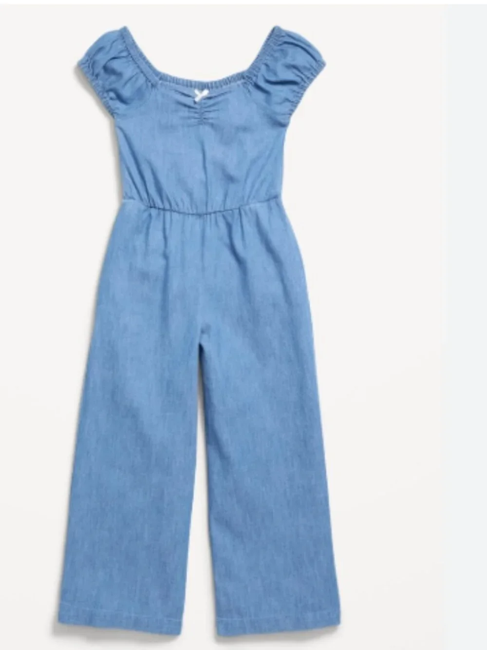 OLD NAVY Short-Sleeve Chambray Jumpsuit for Girls NWT